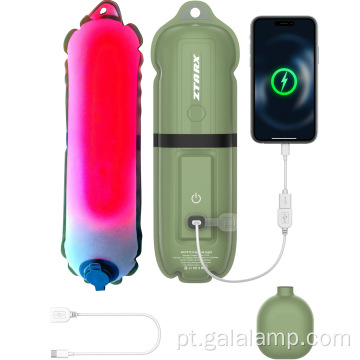 Lâmpada de acampamento, atração magnética e design à prova d&#39;água